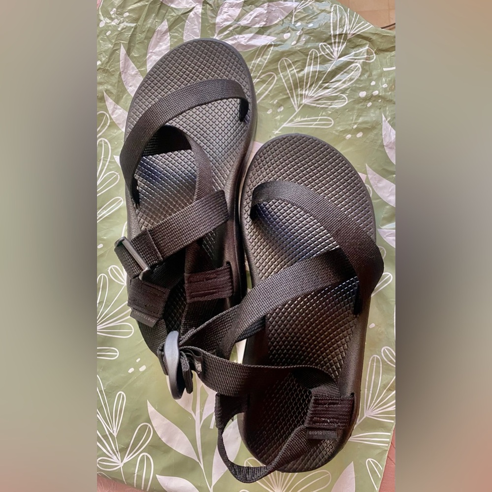 Chaco Men's Black Sandals with Adjustable Straps